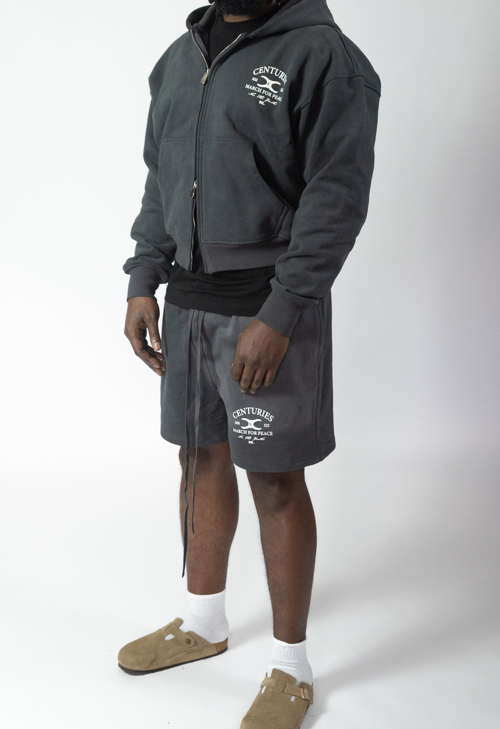 CENTURIEZ CHARCOAL SHORTS